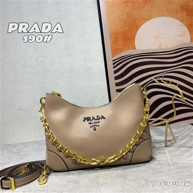 PRADA   2023新款女生時尚休閒包 尺寸:27*18*10CM