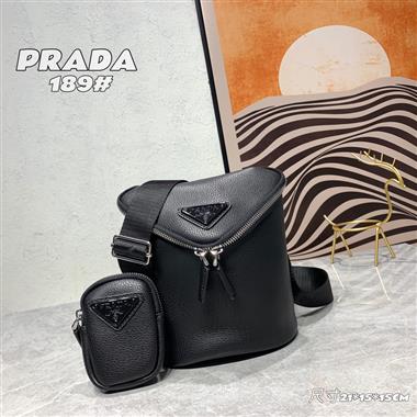 PRADA   2023新款女生時尚休閒包 尺寸:21*15*15CM
