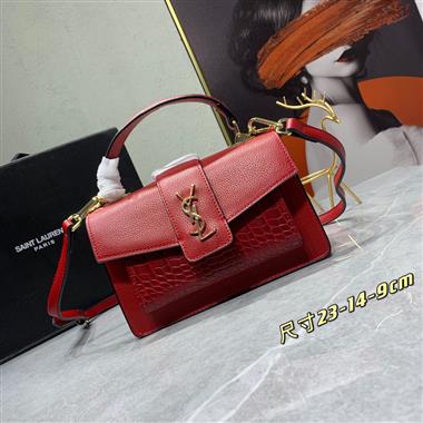 YSL   2023新款女生時尚休閒包 尺寸：23*14*9CM