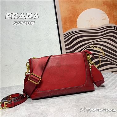 PRADA   2023新款女生時尚休閒包 尺寸:27*17*10CM