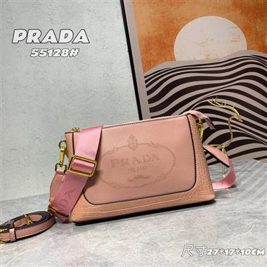 PRADA   2023新款女生時尚休閒包 尺寸:27*17*10CM