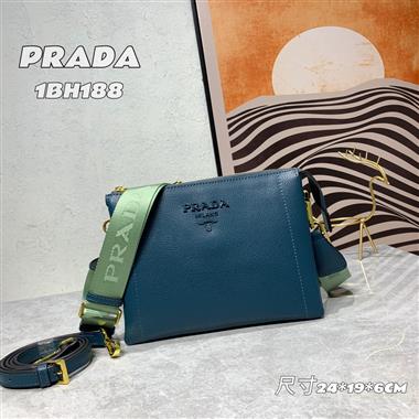 PRADA   2023新款女生時尚休閒包 尺寸:24*19*6CM