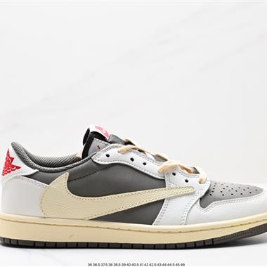 fragment design x Travis Scott x Nike Air Jordan 1 Low OG SP”Black/Green Toe“AJ1