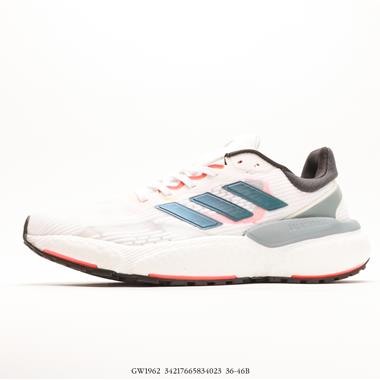 Adidas 跑步系列SOLARBOOST5M 運動 爆米花緩震中底跑步鞋 