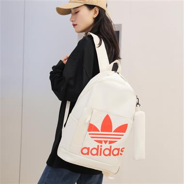 Adidas   2023新款時尚休閒包  尺寸：35*49*17CM