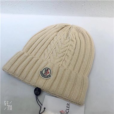MONCLER  2023秋冬新款毛線帽子