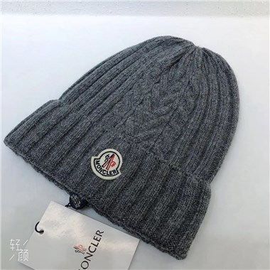 MONCLER  2023秋冬新款毛線帽子