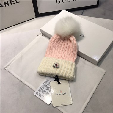 MONCLER  2023秋冬新款毛線帽子