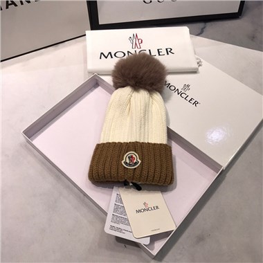 MONCLER  2023秋冬新款毛線帽子