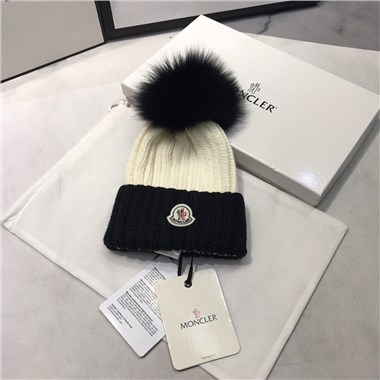 MONCLER  2023秋冬新款毛線帽子