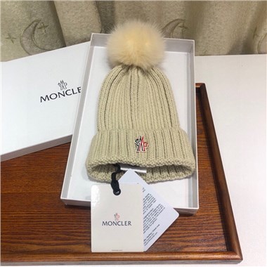 MONCLER  2023秋冬新款毛線帽子