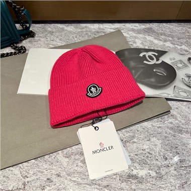 MONCLER  2023秋冬新款毛線帽子