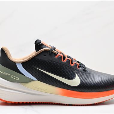 Nike Air Zoom Winflo 9代 皮面訓跑練步鞋