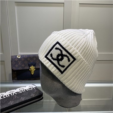 CHANEL  2023秋冬新款毛線帽子