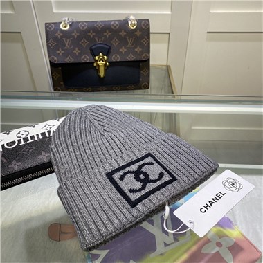 CHANEL  2023秋冬新款毛線帽子