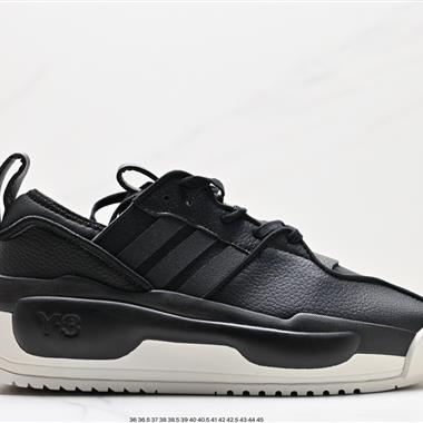 Adidas Y-3RIVALRY 厚底真皮系運動休閑鞋