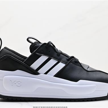 Adidas Y-3RIVALRY 厚底真皮系運動休閑鞋