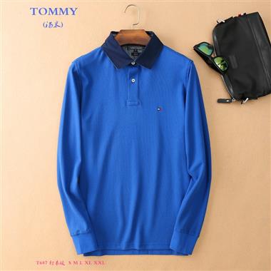 TOMMY  2023秋冬新款長袖POLO衫