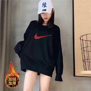 2023 Nike 30252耐克圓領衛絨-637_黑色