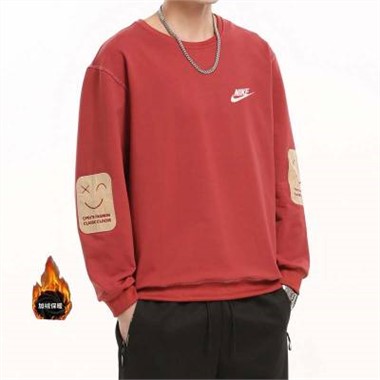 2023 Nike 5910耐克圓領衛絨-1544_酒紅