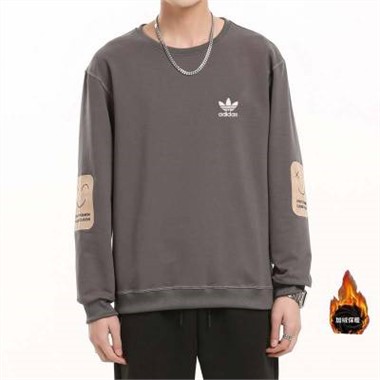 2023 Adidas 5911三葉圓領衛絨-1544_深灰