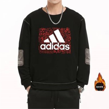 2023 Adidas 5901阿迪圓領衛絨-1544_黑色