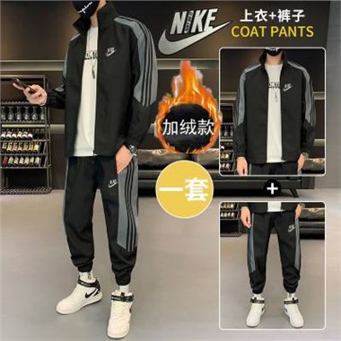2023 Nike 202302耐克開衫套絨-1407_黑色