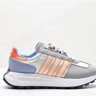 Adidas Racing E5 Boost Prototype 速度輕盈復古系列 百搭透氣運動慢跑鞋