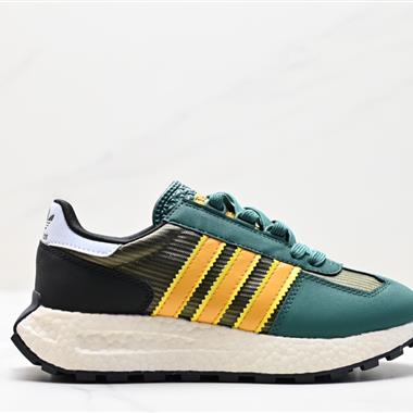 Adidas Racing E5 Boost Prototype 速度輕盈復古系列 百搭透氣運動慢跑鞋
