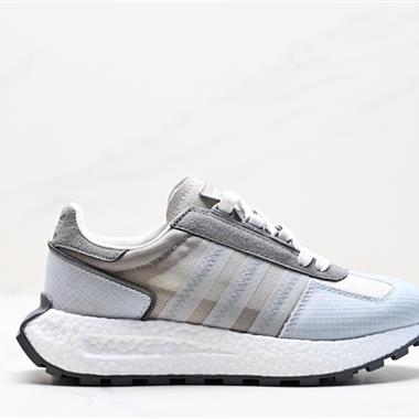 Adidas Racing E5 Boost Prototype 速度輕盈復古系列 百搭透氣運動慢跑鞋