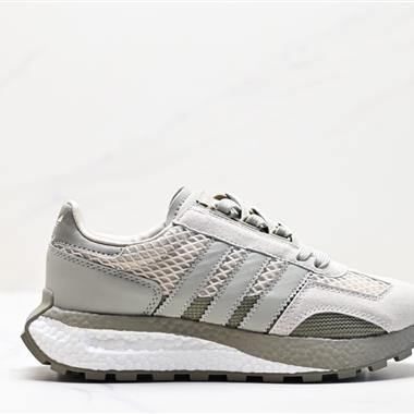 Adidas Racing E5 Boost Prototype 速度輕盈復古系列 百搭透氣運動慢跑鞋