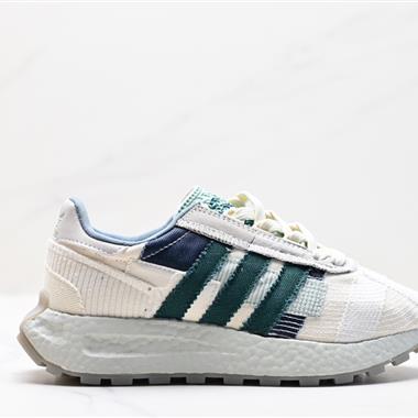 Adidas Racing E5 Boost Prototype 速度輕盈復古系列 百搭透氣運動慢跑鞋