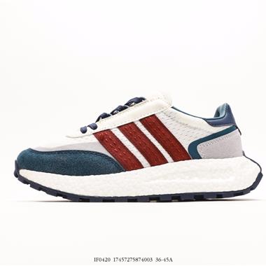 Adidas Originals Retropy E5 爆米花速度輕盈複古系列百搭透氣休閑運動慢跑鞋