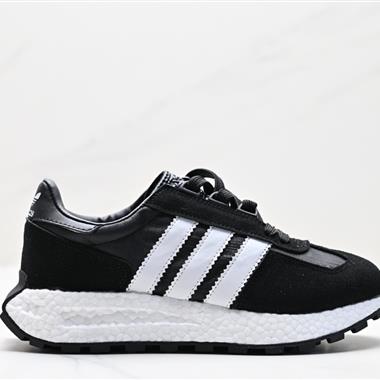Adidas Racing E5 Boost Prototype 速度輕盈複古系列 百搭透氣運動慢跑鞋
