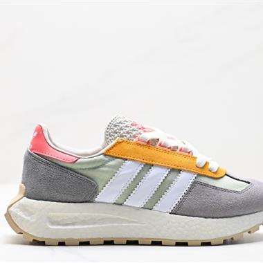 Adidas Racing E5 Boost Prototype 速度輕盈複古系列 百搭透氣運動慢跑鞋