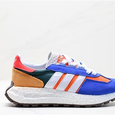 Adidas Racing E5 Boost Prototype 速度輕盈複古系列 百搭透氣運動慢跑鞋