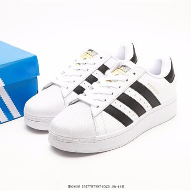 Adidas Originals Superstar XLG 貝殼頭系列低幫厚底松糕經典百搭休閑運動板鞋 