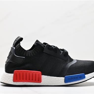 Adidas NMD RUNNER PK 爆米花超彈中底 針織網面休閑運動跑鞋