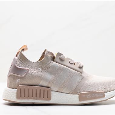 Adidas NMD RUNNER PK 爆米花超彈中底 針織網面休閑運動跑鞋