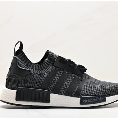 Adidas NMD RUNNER PK 爆米花超彈中底 針織網面休閑運動跑鞋