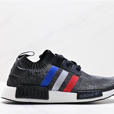 Adidas NMD RUNNER PK 爆米花超彈中底 針織網面休閑運動跑鞋