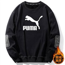 Puma 2023新款422762彪馬圓領衛絨-949_黑色