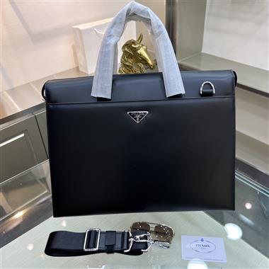 PRADA  2023新款男生時尚包包 尺寸:38-28-9CM