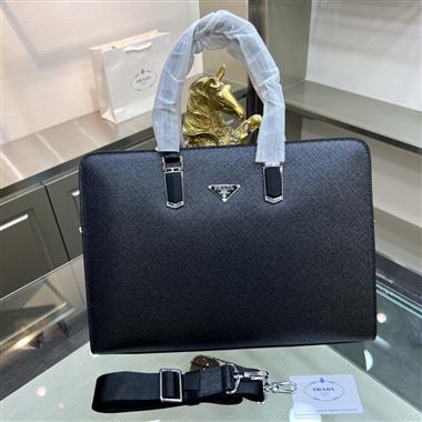 PRADA  2023新款男生時尚包包 尺寸:39-29-7CM