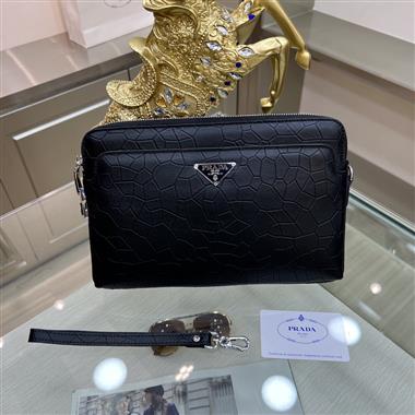 PRADA  2023新款男生時尚包包 尺寸: 27-4-18CM