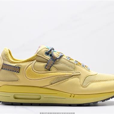 Travis Scott x Nike Air Max 1」Cactus Jack「??低幫復古百搭休閑運動慢跑鞋