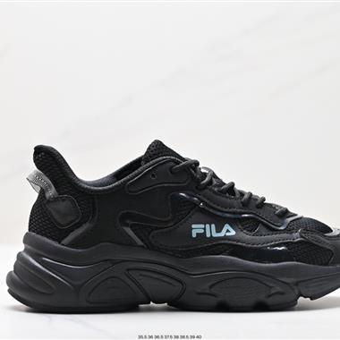 FILA 斐樂 新款休閑複古透氣跑鞋