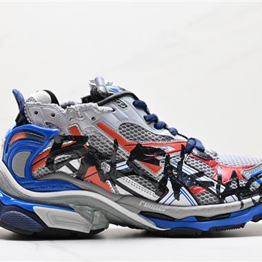 BALENCIAGA Runner Sneaker”Grey/Black/Blue/Red“