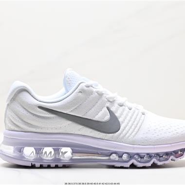 Nike Air Max 2017 」Black/White「網面全掌氣墊休閑運動百搭慢跑鞋