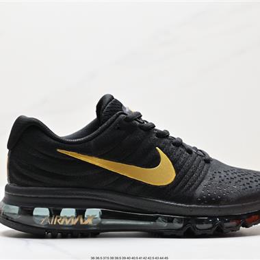 Nike Air Max 2017 」Black/White「網面全掌氣墊休閑運動百搭慢跑鞋